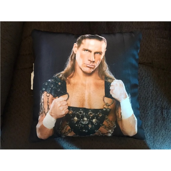 brett Hart/Shawn michaels slam Crate Pillow WWE WWF - Picture 6 of 6